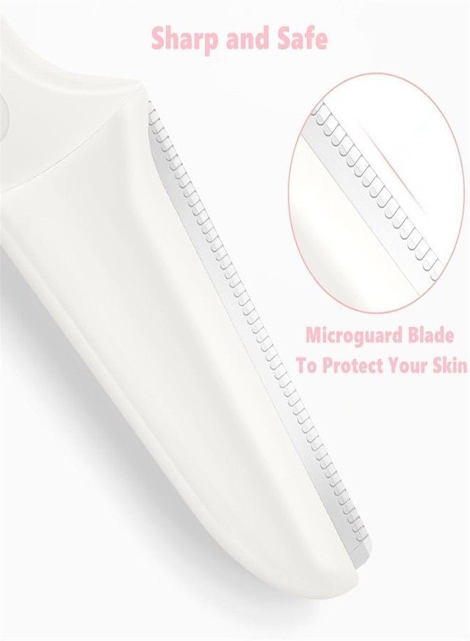 DAVALBA Eyebrow Razor For Women - Instant & Painless Facial Hair Removal Tool | Reusable Face Razor For Eyebrows, Upper Lip, Forehead, Chin, Peach Fuzz & Sideburns | Precision Dermaplaning Tool For Smooth, Glowing Skin (Multicolor,Pack Of 3) - Image 2